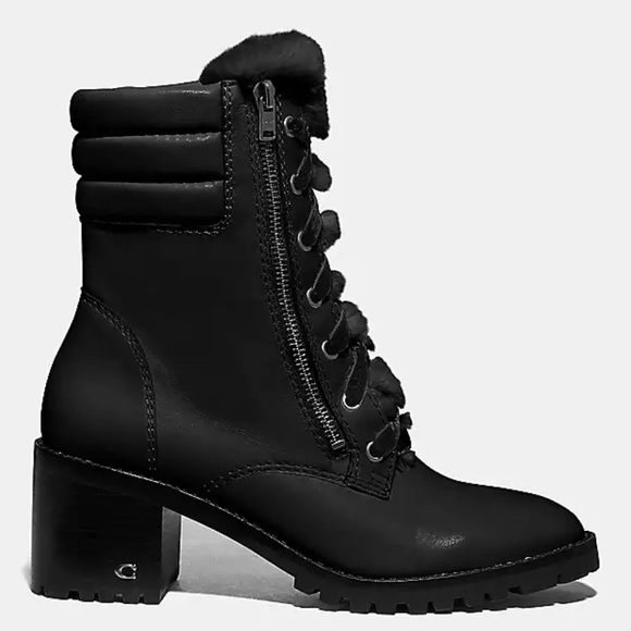 Coach Leather Jenna Boots